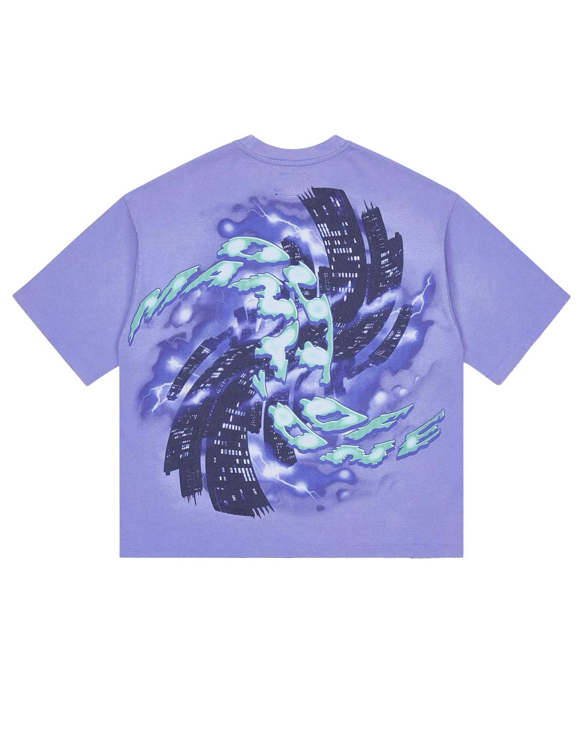 Godspeed Liberty Tears Tee Purple Wash